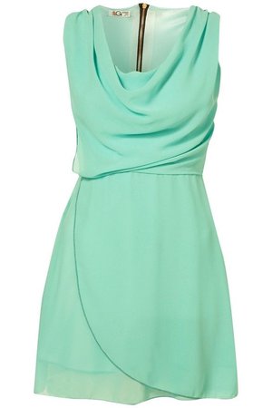 Sea Green Short Dress
