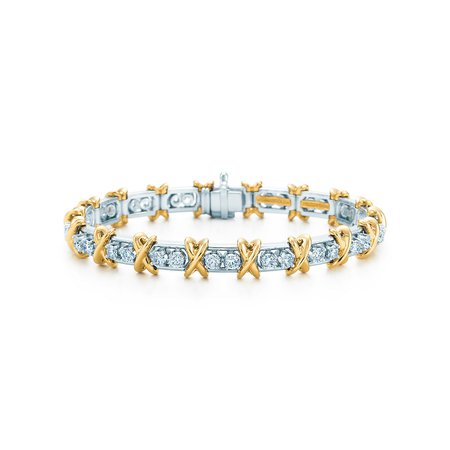Tiffany & Co. Schlumberger® 36 Stone bracelet in 18k gold with diamonds. | Tiffany & Co.