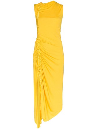 Sies Marjan Fontana Ruched Midi Dress | Farfetch.com