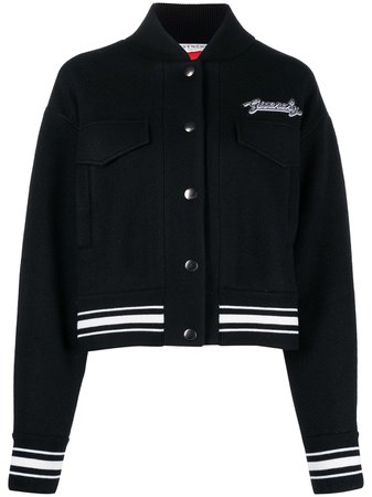 Givenchy Logo Patch Varsity Jacket - Farfetch