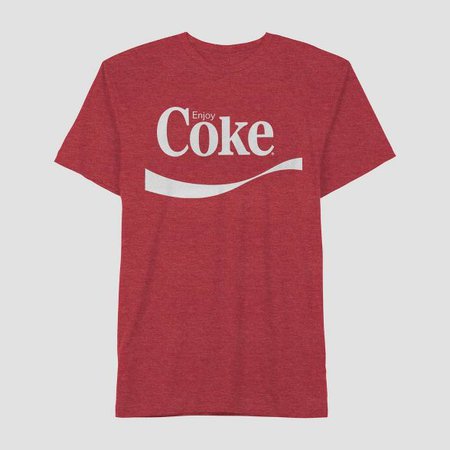 Men's Coca-Cola Short Sleeve Graphic T-Shirt - Red : Target