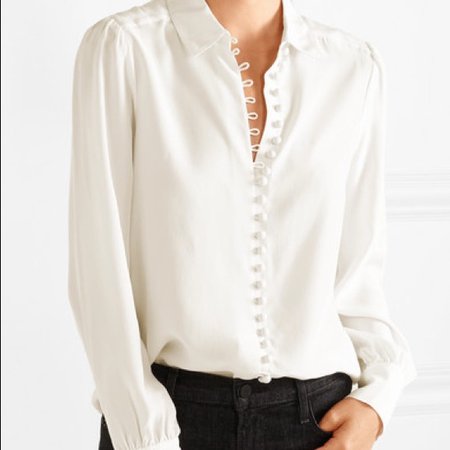 White Victorian Button Shirt