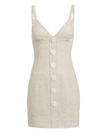 Shona Joy | Savannah Linen Mini Dress | INTERMIX®
