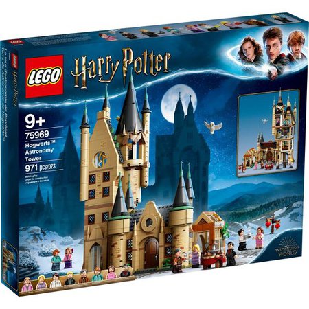 LEGO Harry Potter Hogwarts Astronomy Tower Brick Toy With Action Minifigures 75969 : Target