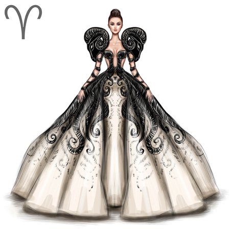 01-Aries-Shamekh-Bluwi-Zodiac-Haute-Couture-Exquisite-Fashion-Drawings-www-designstack-co.jpg (1080×1080)