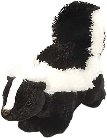 Amazon.com: Wild Republic Skunk Plush, Stuffed Animal, Plush Toy, Gifts for Kids, Cuddlekins 12 Inches: Toys & Games