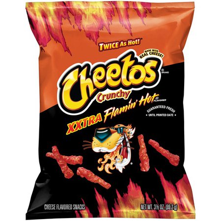 Cheetos Crunchy Xxtra Flamin' Hot Cheese Flavored Snacks