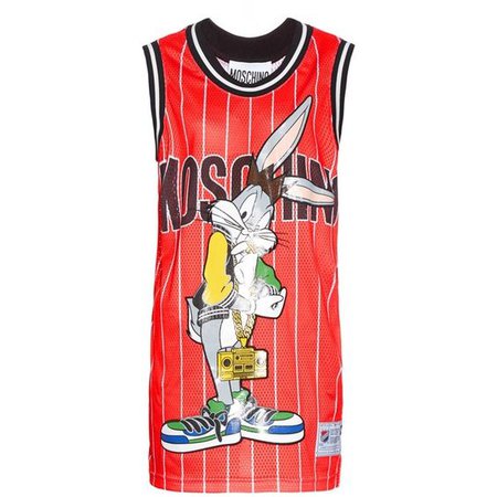 Moschino Bugs Bunny-Basketball mini dress