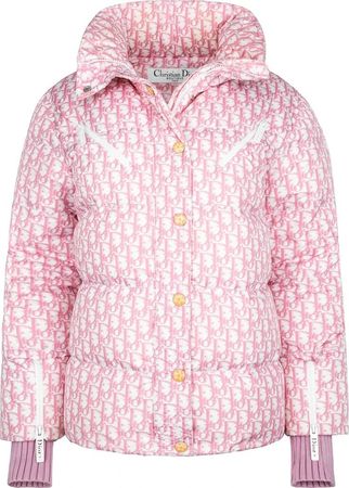 Dior pink monogram Button jacket