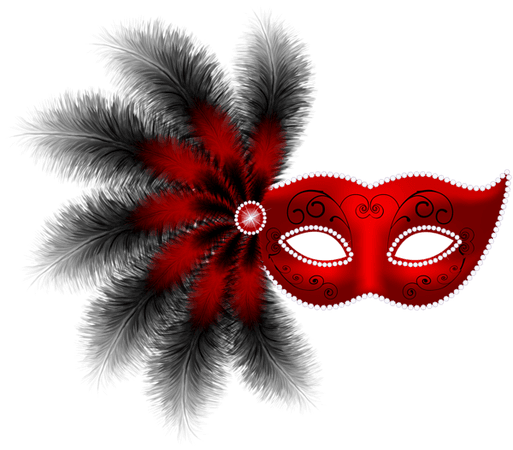 Feather Carnival Mask