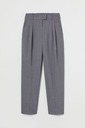 Ankle-length Pants - Dark gray - Ladies | H&M US