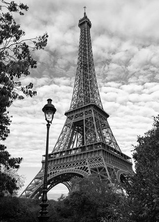 eiffel tower grey aesthetic france