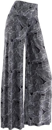 Arolina Women's Stretchy Wide Leg Palazzo Lounge Pants (Small, Floral 11) at Amazon Women’s Clothing store