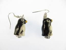 penguin earrings - Google Search
