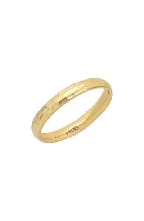 Bony Levy 14K Gold Textured Ring | Nordstrom