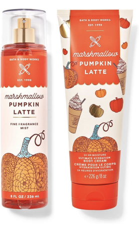 Marshmallow, pumpkin spice latte