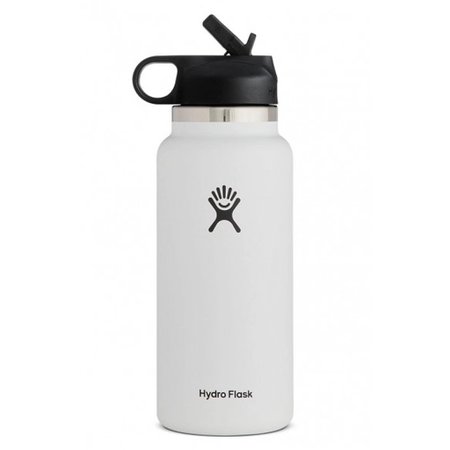 Hydro Flask White 32oz. Standard Mouth Water Bottle | Palmetto Moon