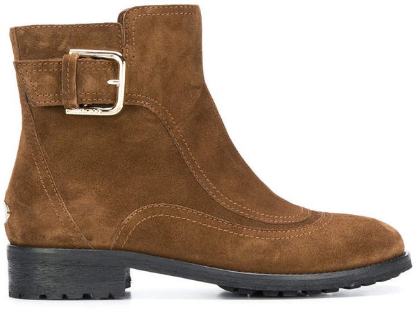 Brylee flat ankle boots