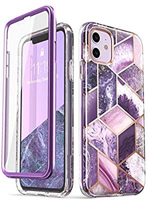 Amazon.com: i-Blason Cosmo Series Case for iPhone 11 (2019 Release), Slim Full-Body Stylish Protective Case with Built-in Screen Protector, Ameth, 6.1''