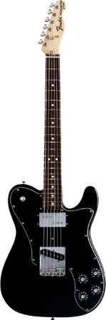 fender classic series telecaster guitar black