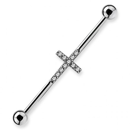 Industrial piercing con croce