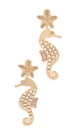 Mercedes Salazar Seahorse Earrings | SHOPBOP