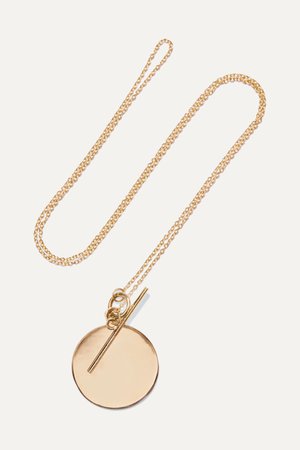 Gold 14-karat gold necklace | Loren Stewart | NET-A-PORTER