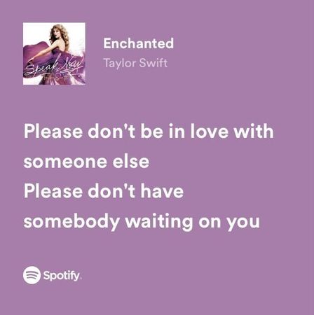 enchanted(Taylor Swift)