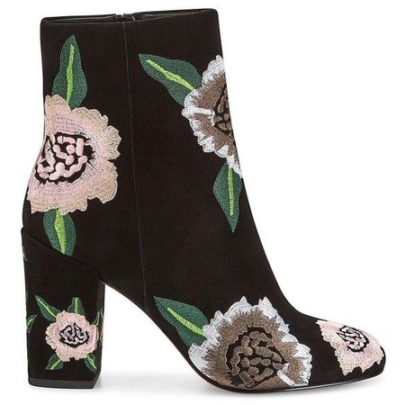 floral boots shoes
