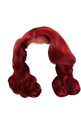 Red lace wig