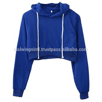 Plain Blue Crop Top Hoodie For Women Plain Blue Hoodie - Buy Crop Top Hoodie,Blue Hoodie,Crop Hoodie Product on Alibaba.com