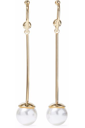 Gold-tone faux pearl earrings | KENNETH JAY LANE | Sale up to 70% off | THE OUTNET