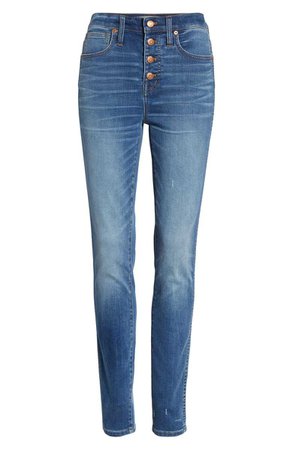 Madewell 10-Inch High Waist Skinny Jeans (Rizzo) | Nordstrom