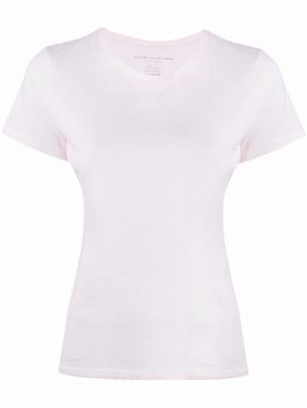 Majestic Filatures Short Sleeve Cotton T-Shirt M537FTS303 Pink | Farfetch