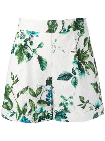 Blumarine floral print shorts
