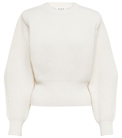 Alaïa - Ribbed-knit sweater | Mytheresa