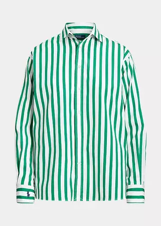 Relaxed Fit Striped Cotton Shirt | Ralph Lauren