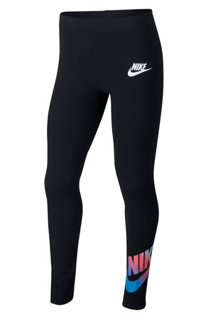 Nike Sportswear Logo Favorite Leggings (Big Girls) | Nordstrom