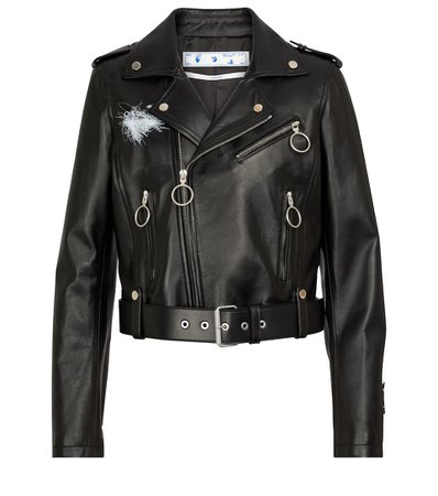 OFF-WHITE Arrows leather jacket