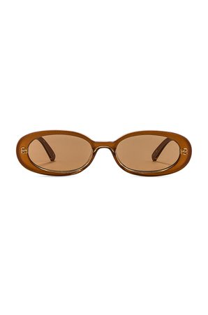 Le Specs Outta Love Sunglasses in Caramel | REVOLVE