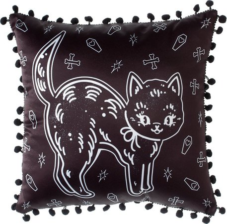 Sourpuss - Creep Heart Cat Pillow – Beserk