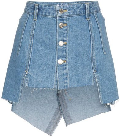 sjyp cut out front skirt