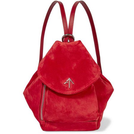 red suede backpack - Google Search
