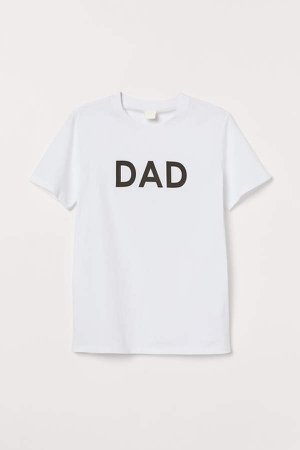 Short-sleeved Parent's Shirt - White