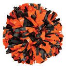 black orange pom poms - Google Search