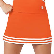 adult orange cheerleader skirt - Google Search