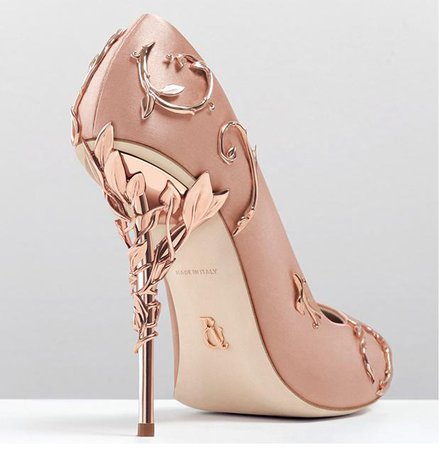 white pink heels
