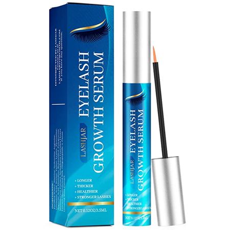 Amazon.com: Premium Eyelash Growth Serum and Eyebrow Enhancer by LASHJAR, Lash Boost Serum for Longer, Fuller Thicker Lashes & Brows : Beauty & Personal Care