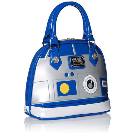Loungefly x Star Wars R2-D2 Patent Dome Handbag | GeekCore.co.uk