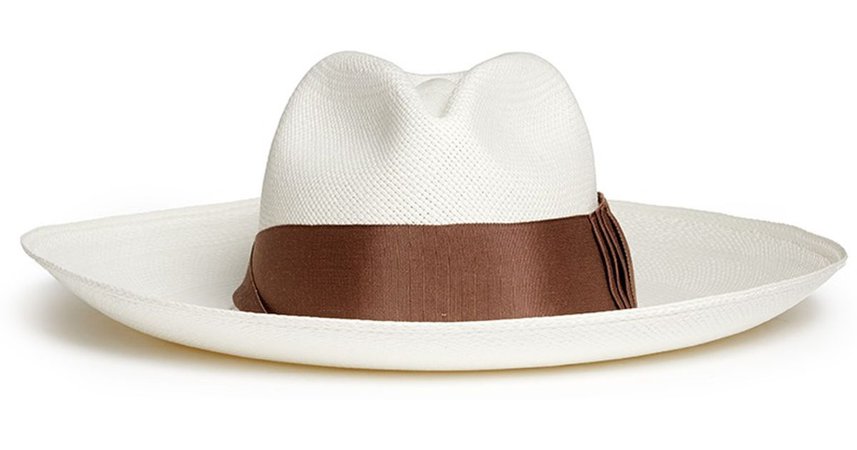 wide brim straw hat with brown ribbon - Google Search